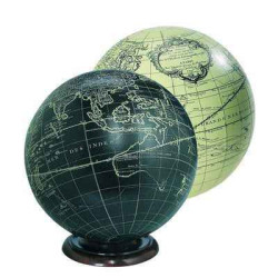 Globe Terrestre Vaugondy Ivoire 18 cm -amfgl312 sur Ambiance Plaisir
