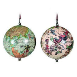 Globe Terrestre Terre et Cieux 1551 -amfgl032 sur Ambiance Plaisir