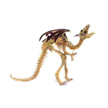 Figurine le dragon squelette rouge -60437