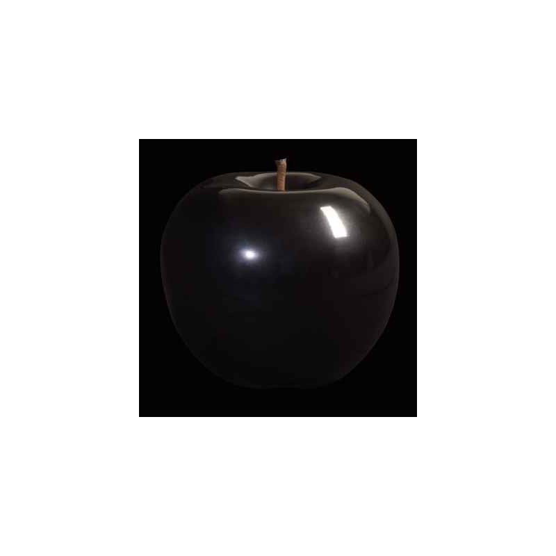 Pomme noire brillant glacé Bull Stein  -diam. 10,5 cm indoor