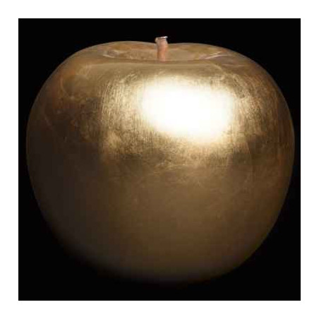 Sur Ambiance-Plaisir.com, achetez  Pomme or prestige Bull Stein - diam. 47 cm indoor dans Décoration