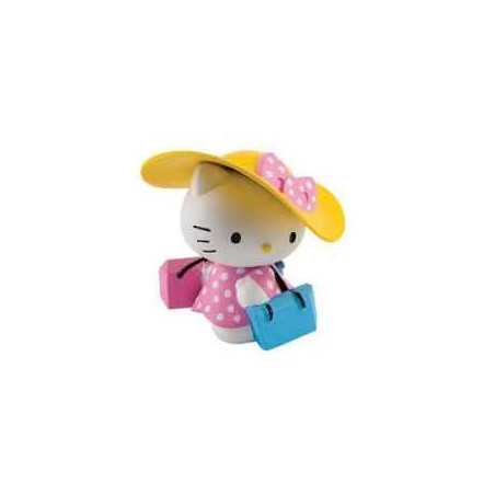 Figurine bullyland hello kiity shopping  -b53453