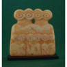 Figurine art mouseion mesopotamian eye idol métal base  mes01 3dMouseion