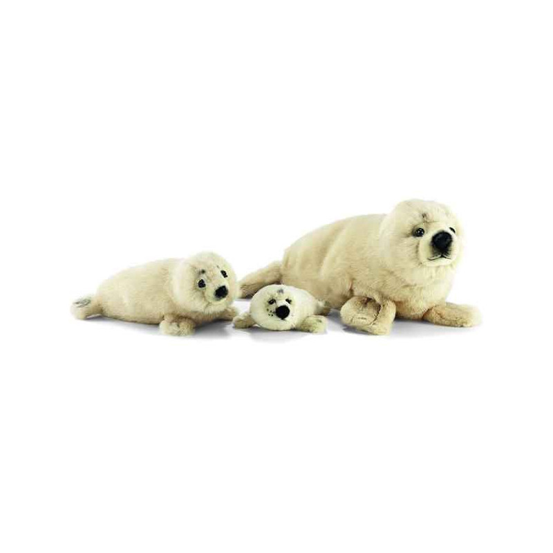 Animaux marins Phoque écru 23 cm peluche animalière -1624