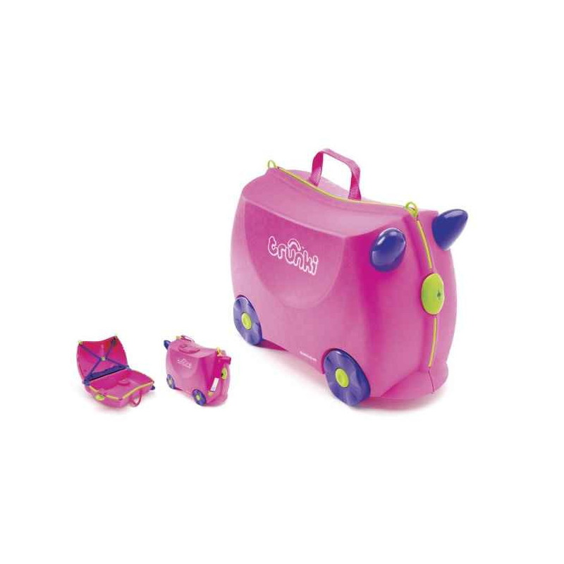 Porteur valise trunki ride-on rose trixie -9220006 sur Ambiance Plaisir