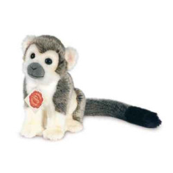 Peluche Hermann Teddy peluche singe gris 17 cm  sur Ambiance Plaisir