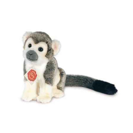 Peluche Hermann Teddy peluche singe gris 17 cm  sur Ambiance Plaisir