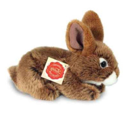 Une idée cadeau originale : Peluche Hermann Teddy peluche lapin assis brun 19 cm dans la catégorie JouetsPeluche Hermann Teddy p