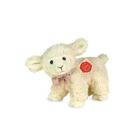 Une idée cadeau originale : Peluche Hermann Teddy peluche agneau debout 20 cm dans la catégorie JouetsPeluche Hermann Teddy pelu