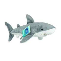 Peluche Hermann Teddy peluche requin gris 38 cm  sur Ambiance Plaisir