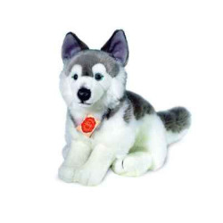 Peluche Hermann Teddy peluche husky assis 29 cm  sur Ambiance Plaisir