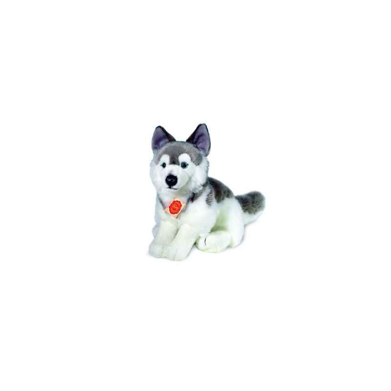 Peluche Hermann Teddy peluche husky assis 29 cm  sur Ambiance Plaisir