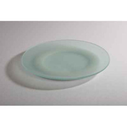 Assiette 25 cm dépolie avec anneau silicone SiloPlate Art Table Moderne SP25Sand sur Ambiance Plaisir