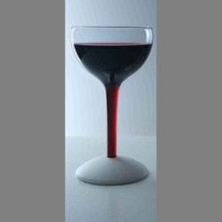 2 Verres Tentation avec base en silicone, hauteur 17,5 cm Art Table Moderne BL10 sur Ambiance Plaisir