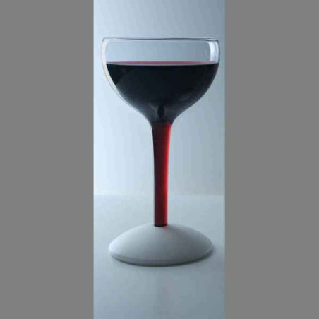 2 Verres Tentation avec base en silicone, hauteur 17,5 cm  -BL10