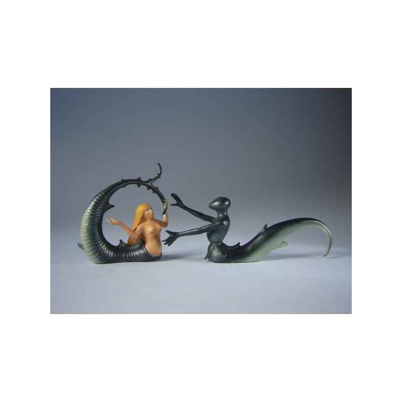 Figurine art mouseion jeroen bosch zeemeermin ridder  jb14 3dMouseion