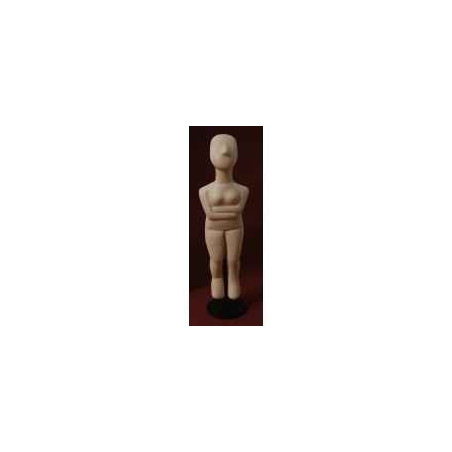Figurine art mouseion cyclade female stand 18cm  cyc01 3dMouseion