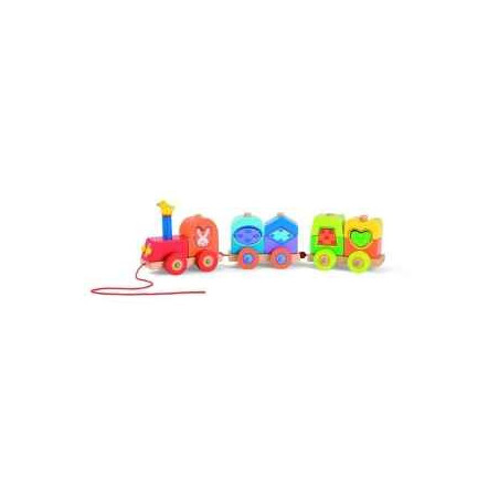 Train funny lapin Janod J05653 sur Ambiance Plaisir
