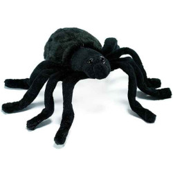Animaux de la forêt Araignée noire 15 cm peluche animalière -4729