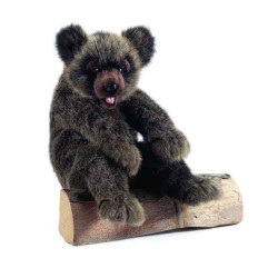 Anima  - Peluche bébé grizzly joueur 40 cm  -4763