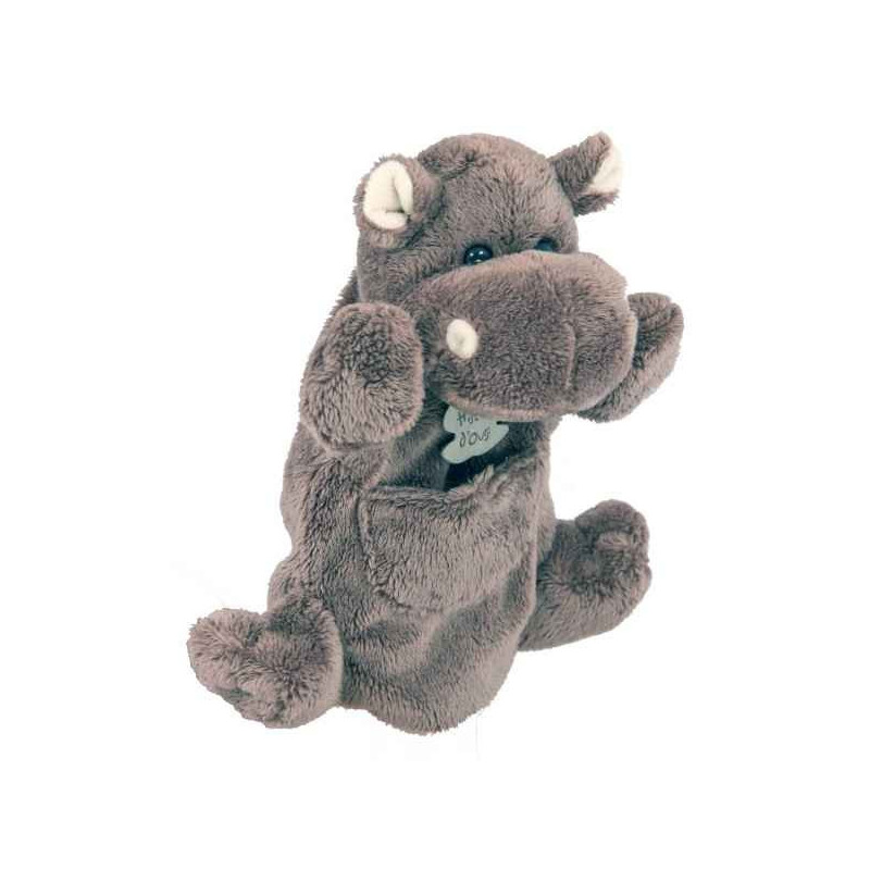 Une idée cadeau originale : Marionnette peluche Hippopotame 1259 dans la catégorie JouetsMarionnette peluche Hippopotame 1259