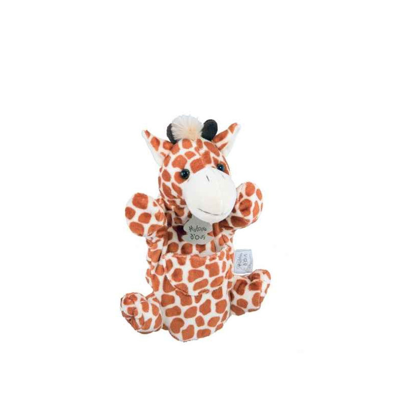 Une idée cadeau originale : Marionnette peluche Girafe 1258 dans la catégorie JouetsMarionnette peluche Girafe 1258