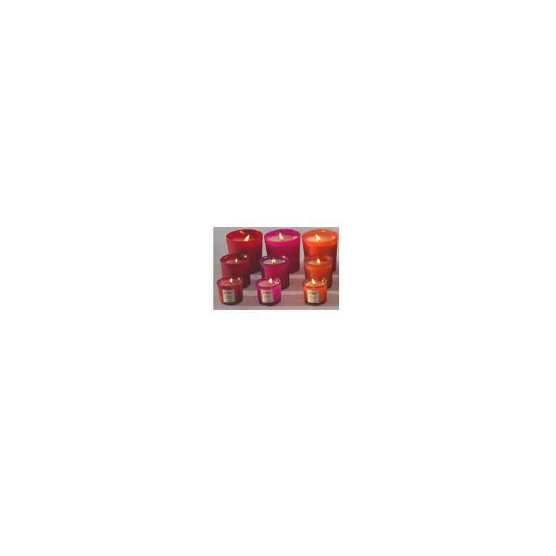 Tour de Table -Bougie moyen modèle senteur Géranium Rosat sur Ambiance Plaisir
