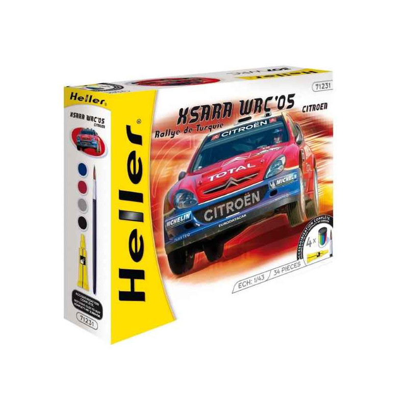 Maquette citroen xsara wrc '05 rallye de turquie heller -50114 sur Ambiance Plaisir