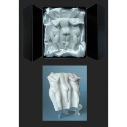 Miniateure art grec, les trois grâces 3dMouseion -PA27GRE