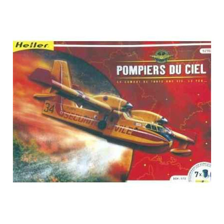 Maquette pompier du ciel / canadair heller -52702 sur Ambiance Plaisir