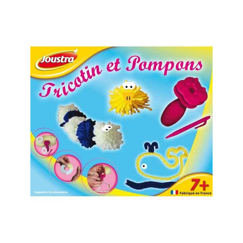 Tricotin et pompons Joustra 41140 sur Ambiance Plaisir