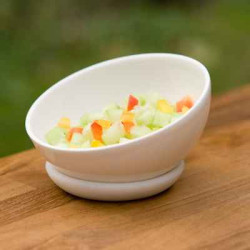 2 Bols Porcelaine avec anneau silicone SiloBowl Art Table Moderne SB9c sur Ambiance Plaisir