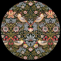 Presse -papiers verre d'après l'oeuvre de morris, floral pattern 3dMouseion -PMOR1