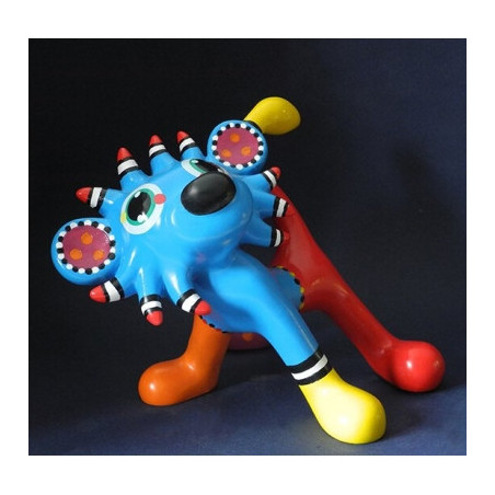 Animaux sauvage Statuette artiste jacky zegers, lion loekie -JZ13