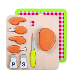 Plateau chunky poulet Janod J06528 sur Ambiance Plaisir (2)