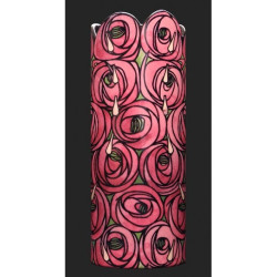 Vase silhouette d'après l'oeuvre de mackintosh, roses 3dMouseion -SDA44