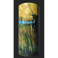 Vase silhouette d'après l'oeuvre de van gogh, saules au soleil couchan 3dMouseion -SDA43