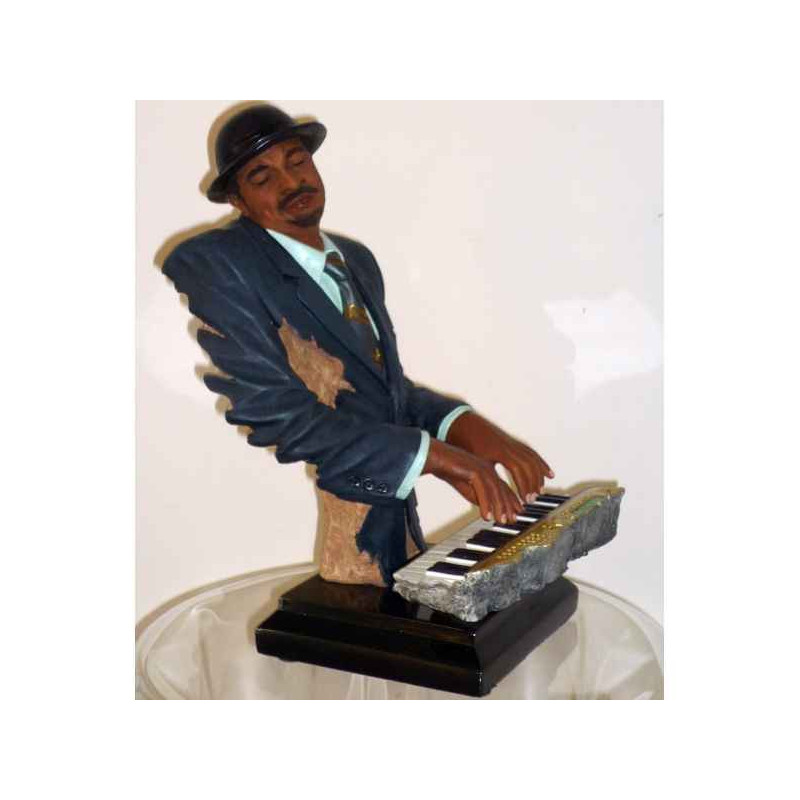 Statuette résine musicien au clavier -Y20ZP-1524 sur Ambiance Plaisir