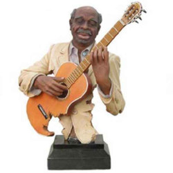 Buste résine guitare Statue Musicien -Y10ZP-521 sur Ambiance Plaisir
