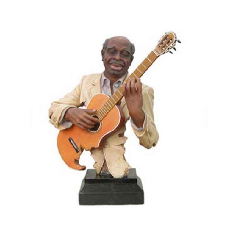 Buste résine guitare Statue Musicien -Y10ZP-521 sur Ambiance Plaisir