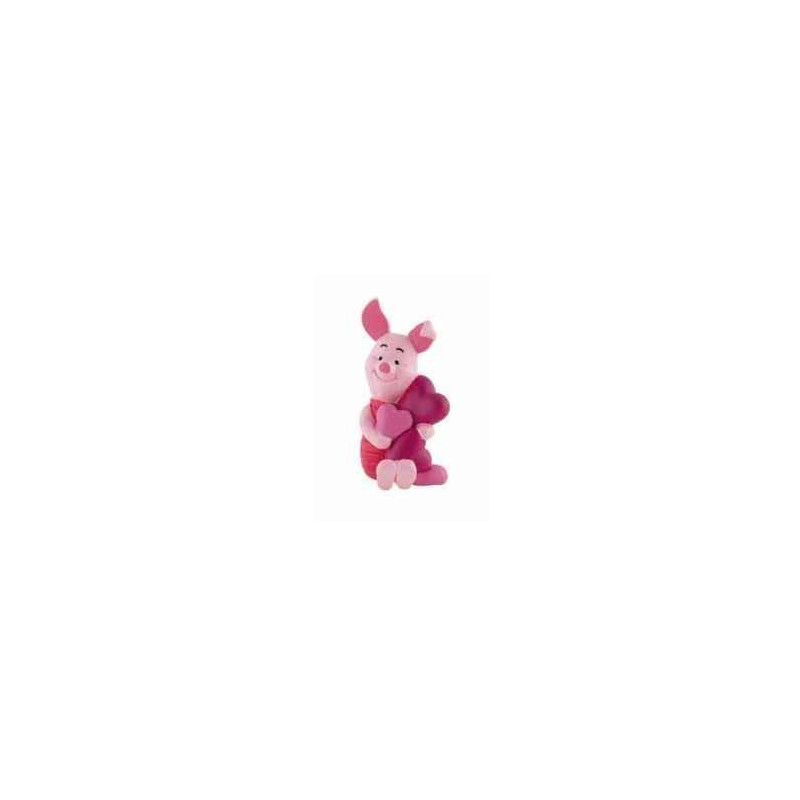 Remise immédiate sur Disney - porcinet avec coeurs licence winnie l\'ourson et ses amis Bullyland -B12326 dans JouetsDisney - po