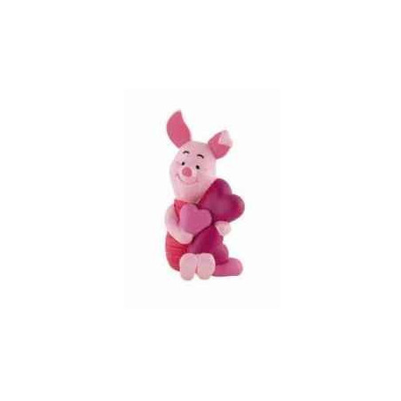 Remise immédiate sur Disney - porcinet avec coeurs licence winnie l\'ourson et ses amis Bullyland -B12326 dans JouetsDisney - po