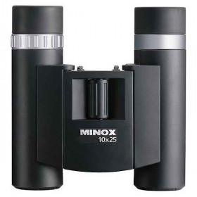 Minox -62116 -Jumelle compacte BD 10x25 BR, positionnement optimal et rapide pour les porteurs de lunettes, poids 291 g.