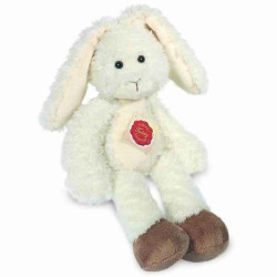 Peluche Lapin pantin blanc Hermann Teddy collection 32cm 94623 6 sur Ambiance Plaisir
