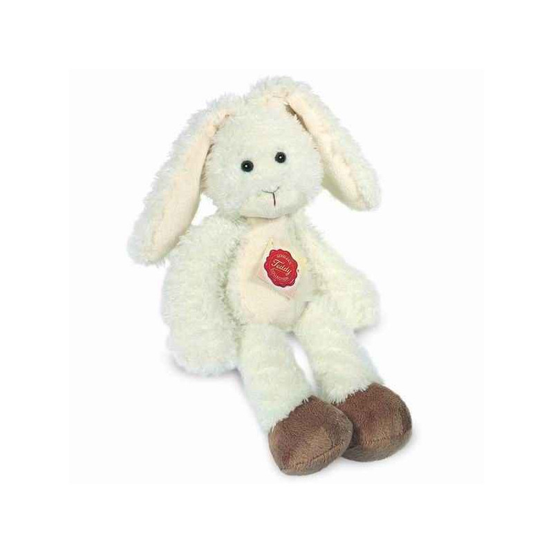 Une idée cadeau originale : Peluche Lapin pantin blanc Hermann Teddy collection 32cm 94623 6 dans la catégorie JouetsPeluche Lap