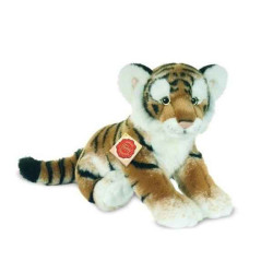 Peluche tigre brun Hermann Teddy collection 32cm 90448 9 sur Ambiance Plaisir