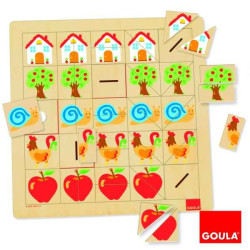 Jeu éveil Association moitiés Goula -55123 sur Ambiance Plaisir