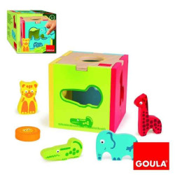 Jeu éveil Cube animaux à encastrer Goula -53424 sur Ambiance Plaisir