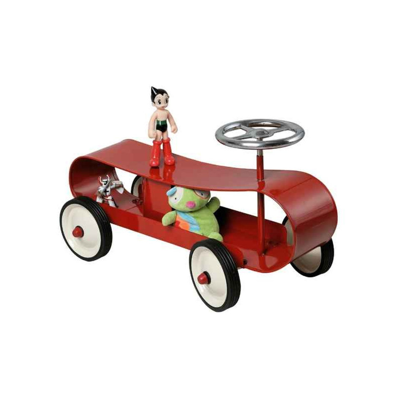 Baghera  -Porteur Speedster stream line rouge  -57 x 25 cm  -1 an+  -personnalisable  -Baghera -890