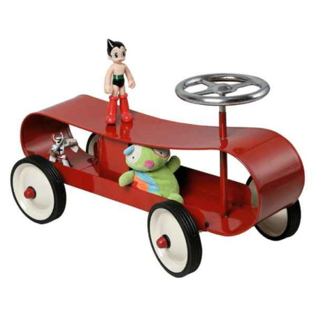 Baghera  -Porteur Speedster stream line rouge  -57 x 25 cm  -1 an+  -personnalisable  -Baghera -890